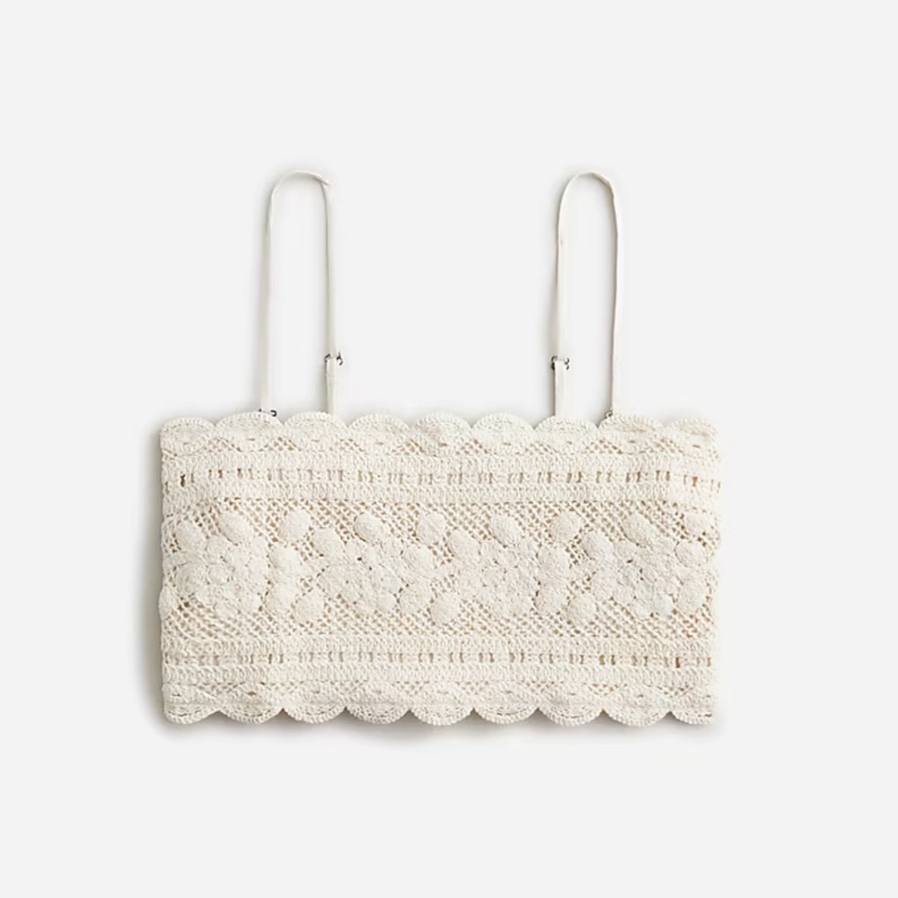 JCrew - Cropped Crochet Tube Top (Item BY385)